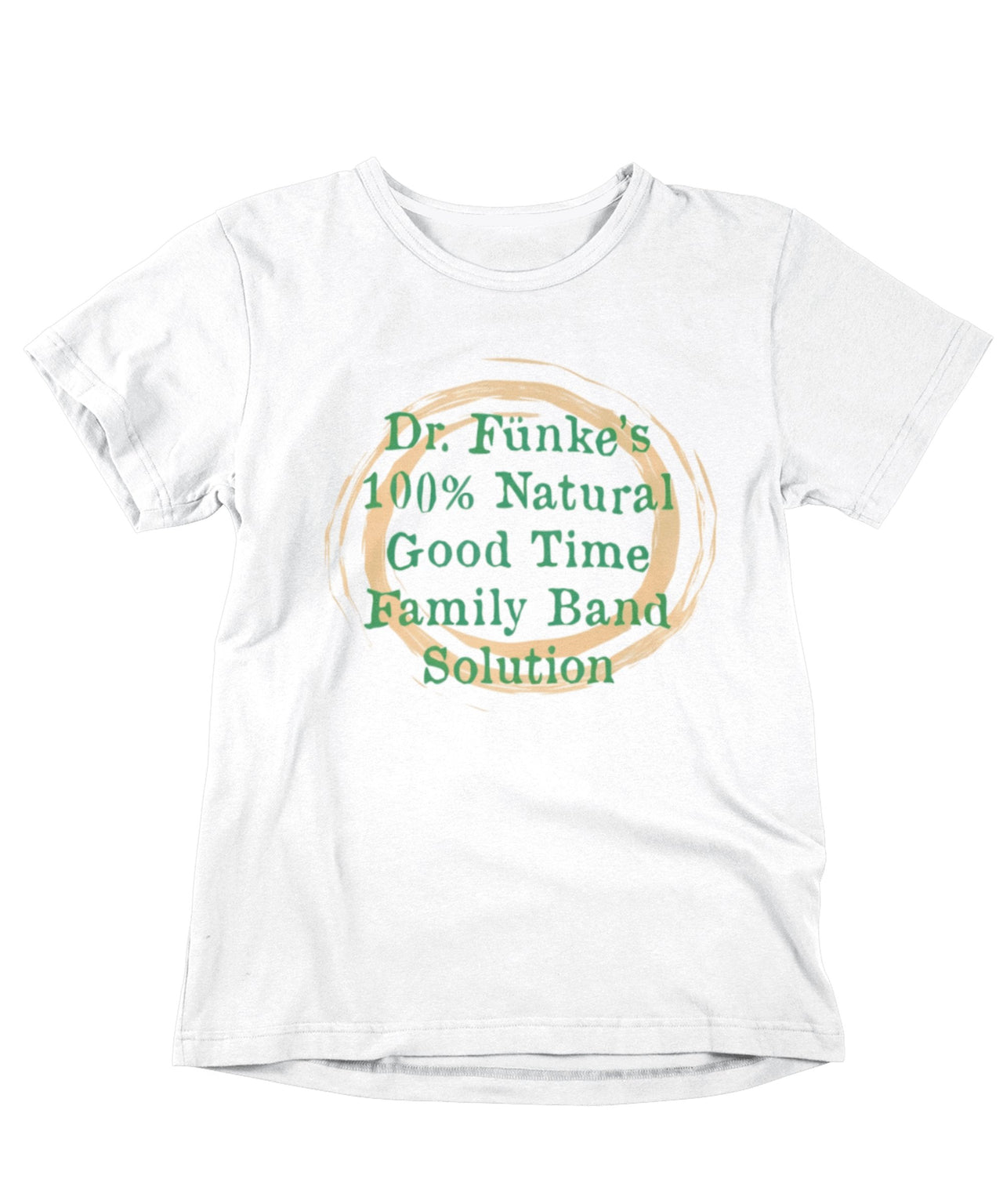 Dr Funkes Family Band Mens Graphic T-Shirt, Inspired By Arrested Development 8Ball