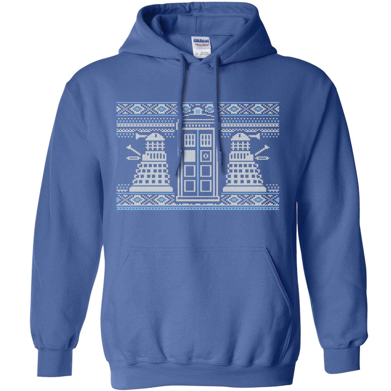 Dr Who Knitted Jumper Style Unisex Hoodie 8Ball