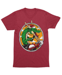 Thumbnail for Dragon Rider Santa, Unisex Christmas Mens Graphic T-Shirt 8Ball