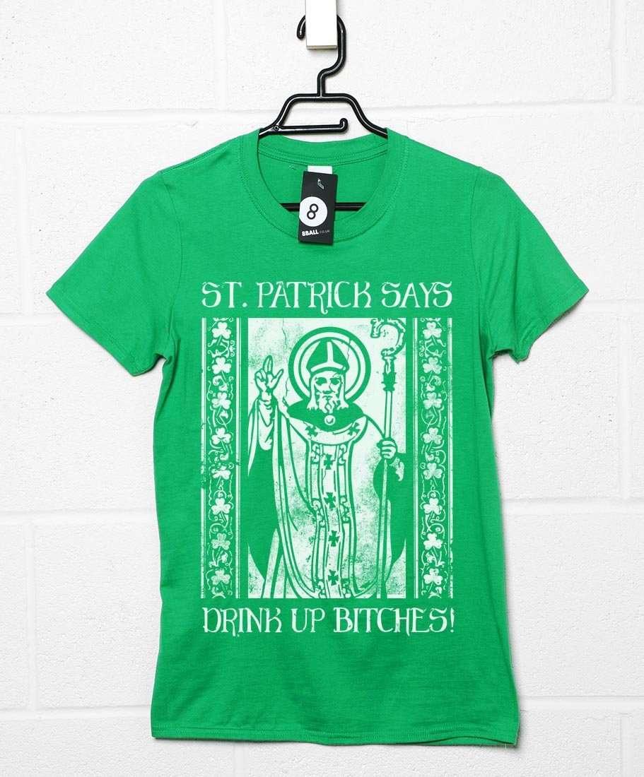 Drink Up for Saint Patrick Graphic T-Shirt For Men 8Ball