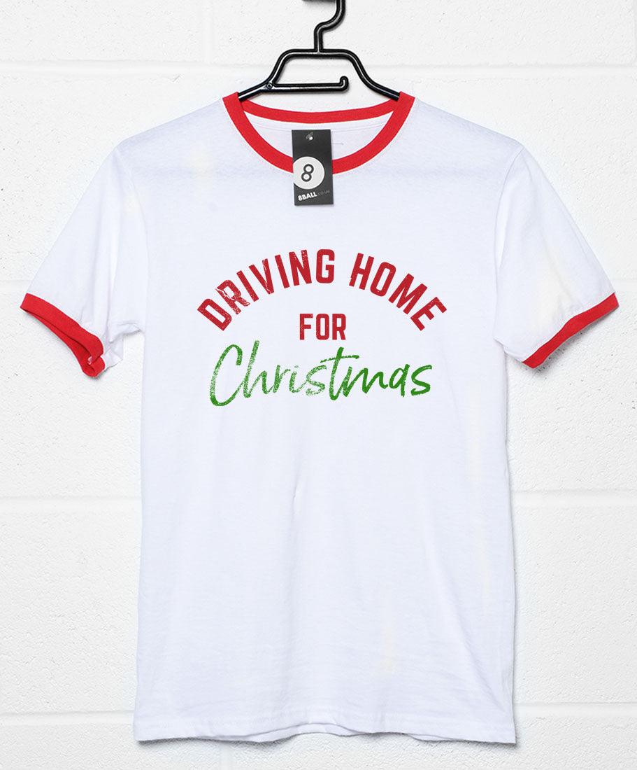 Driving Home for Christmas Christmas Slogan Mens T-Shirt 8Ball