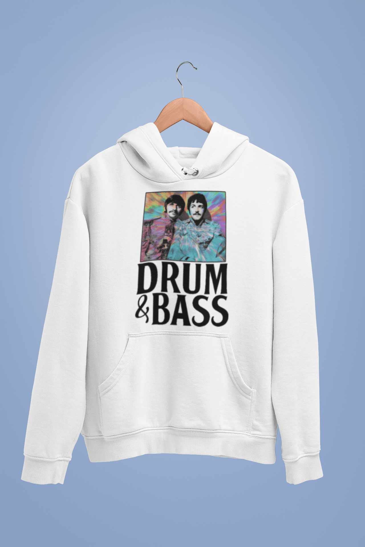 Drum and Bass, Ringo and Paul Unisex Hoodie 8Ball