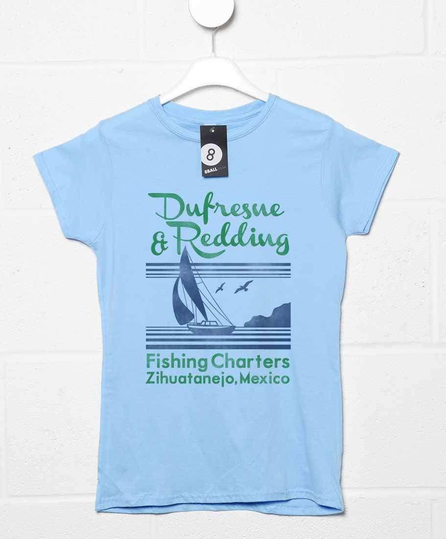 Dufresne And Redding Fishing Charters Womens Style T-Shirt 8Ball