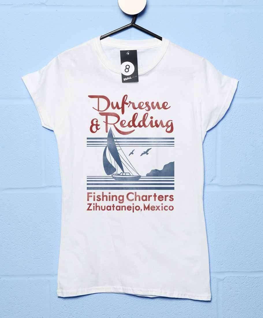 Dufresne And Redding Fishing Charters Womens Style T-Shirt 8Ball