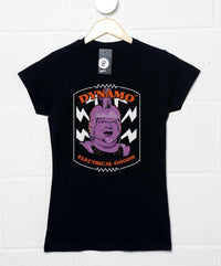 Thumbnail for Dynamo Electrical Goods Fitted Womens T-Shirt 8Ball