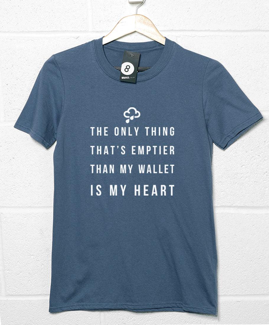 Empty Wallet Empty Heart Unisex T-Shirt 8Ball