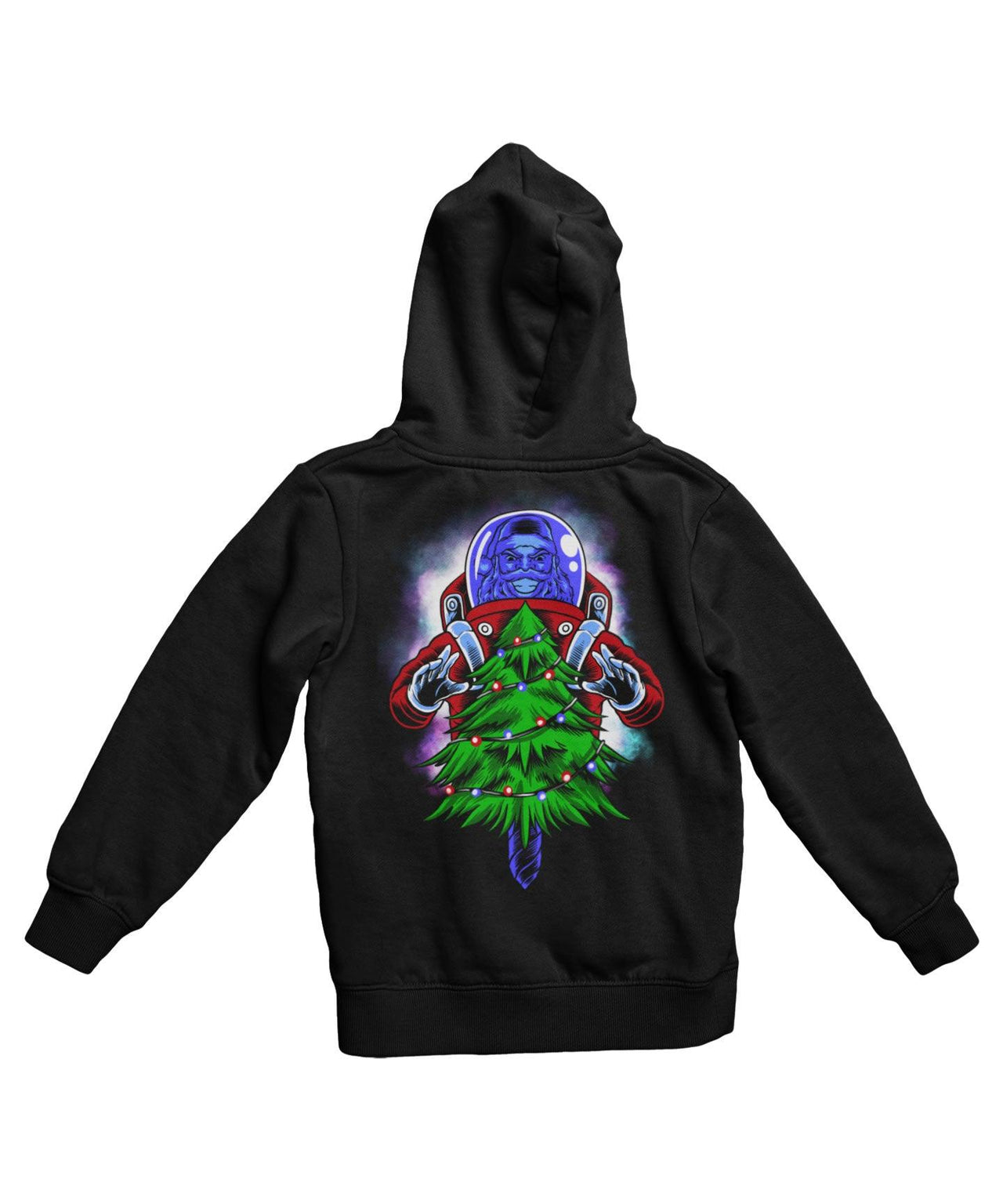 End Of Light Christmas Tree Back Printed Christmas Graphic Hoodie 8Ball