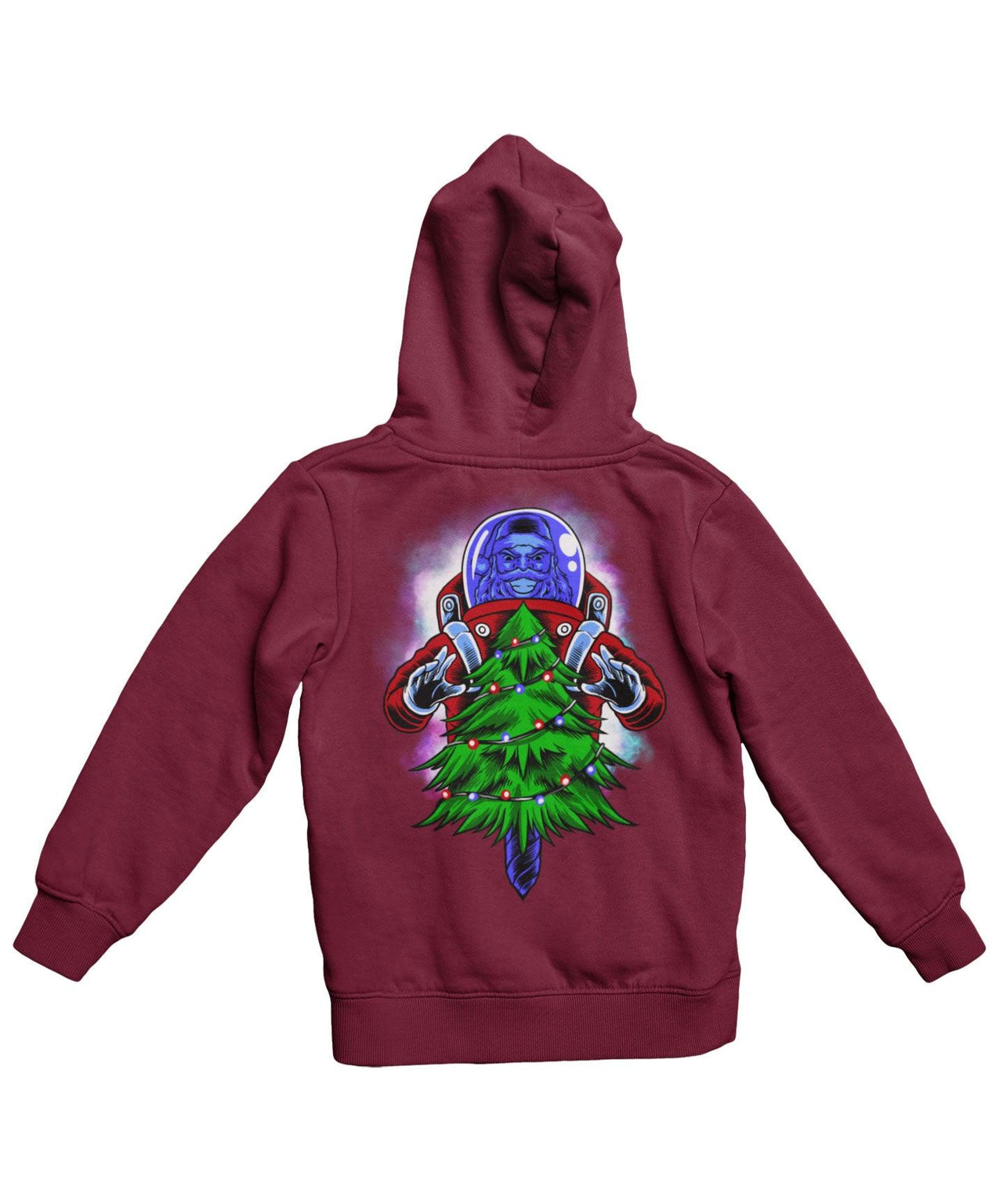 End Of Light Christmas Tree Back Printed Christmas Graphic Hoodie 8Ball