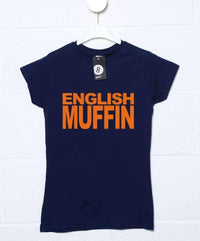 Thumbnail for English Muffin Fitted Womens T-Shirt As Worn By Nigella Lawson 8Ball