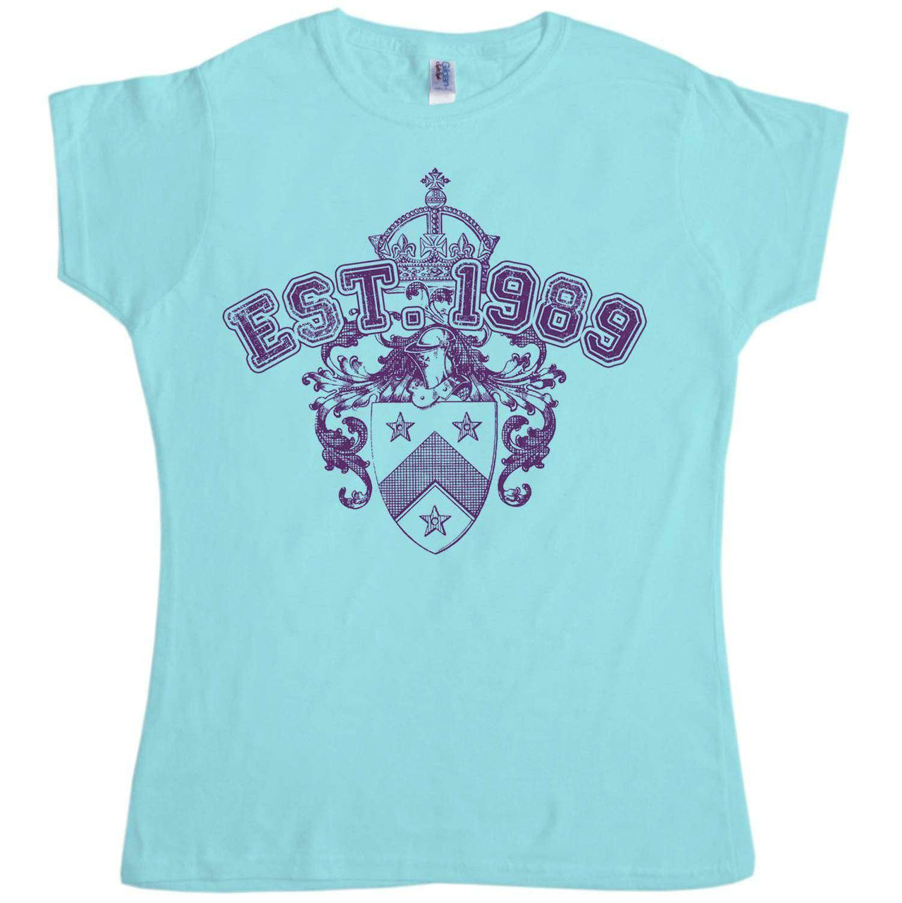 Est 1989 Fitted Womens T-Shirt 8Ball