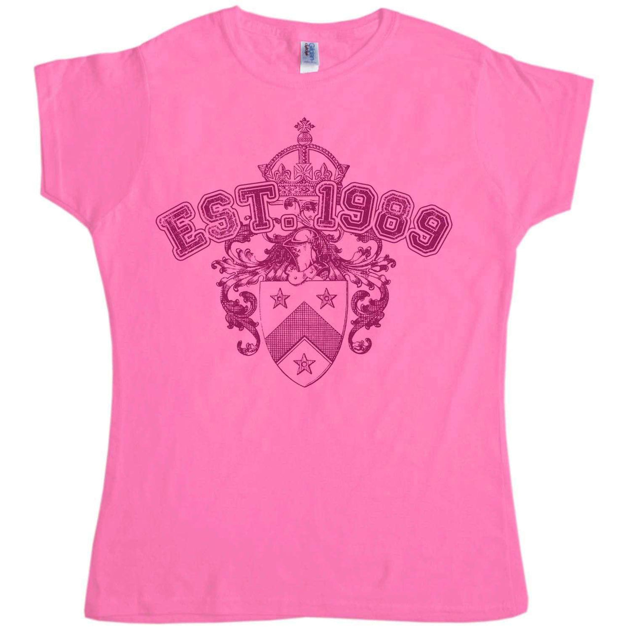 Est 1989 Fitted Womens T-Shirt 8Ball