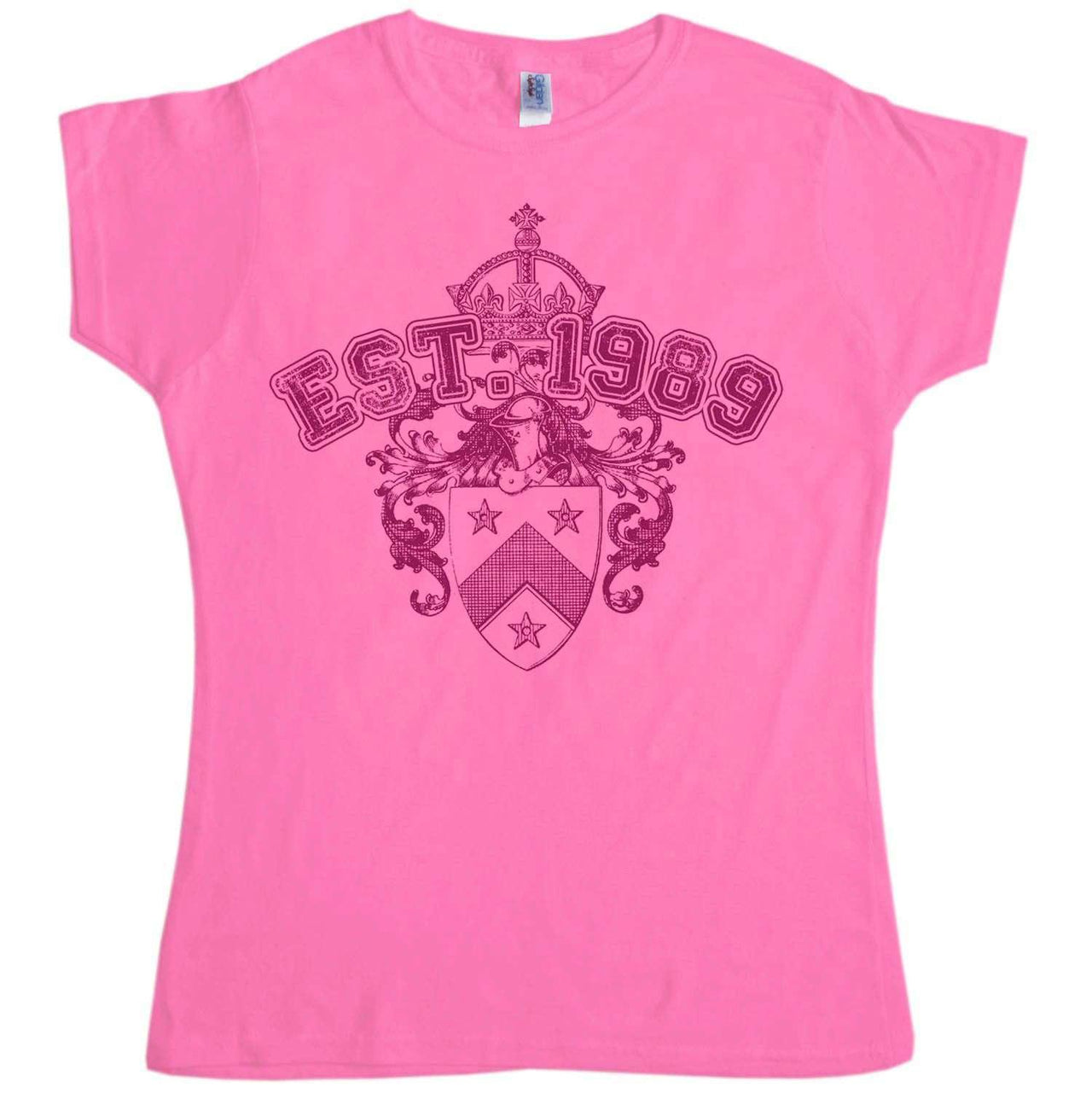 Est 1989 Fitted Womens T-Shirt 8Ball