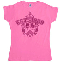 Thumbnail for Est 1989 Fitted Womens T-Shirt 8Ball