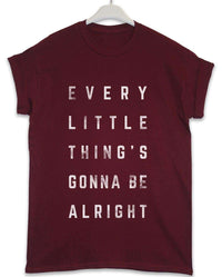 Thumbnail for Every Little Thing's Gonna Be Alright Lyric Quote Unisex T-Shirt 8Ball