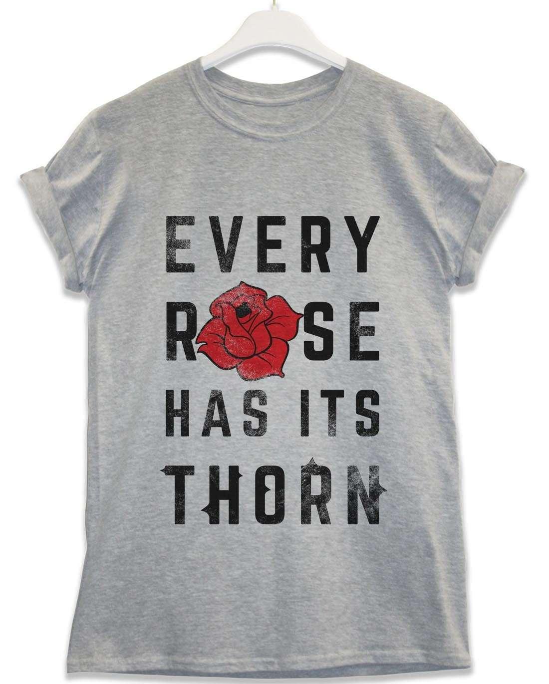 Every Rose Has Its Thorn Lyric Quote Mens Graphic T-Shirt 8Ball