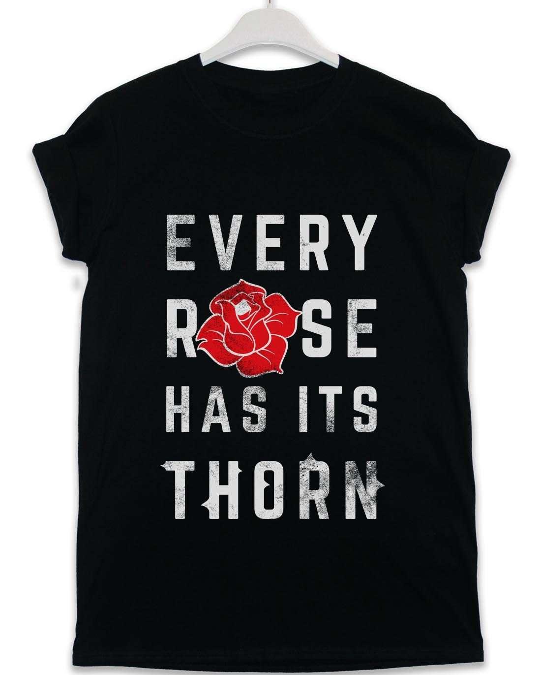 Every Rose Has Its Thorn Lyric Quote Mens Graphic T-Shirt 8Ball