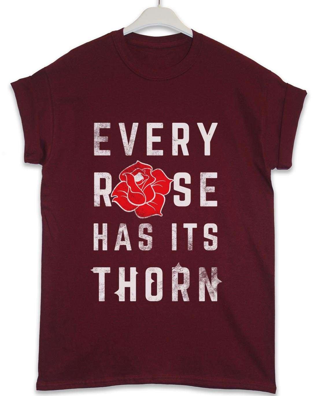 Every Rose Has Its Thorn Lyric Quote Mens Graphic T-Shirt 8Ball