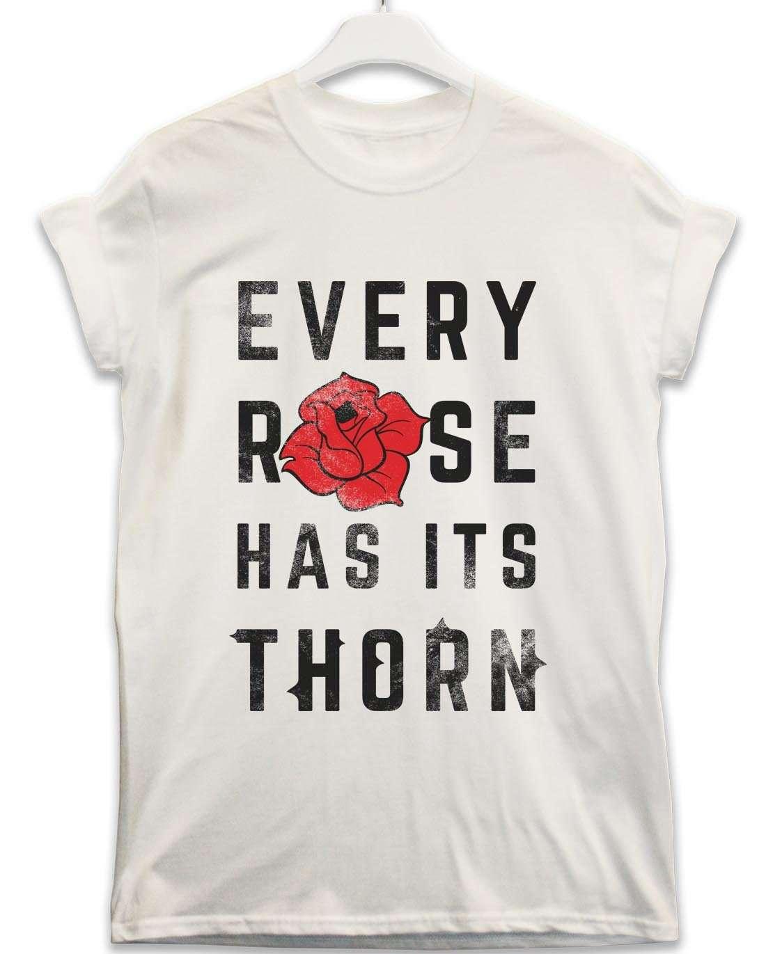 Every Rose Has Its Thorn Lyric Quote Mens Graphic T-Shirt 8Ball