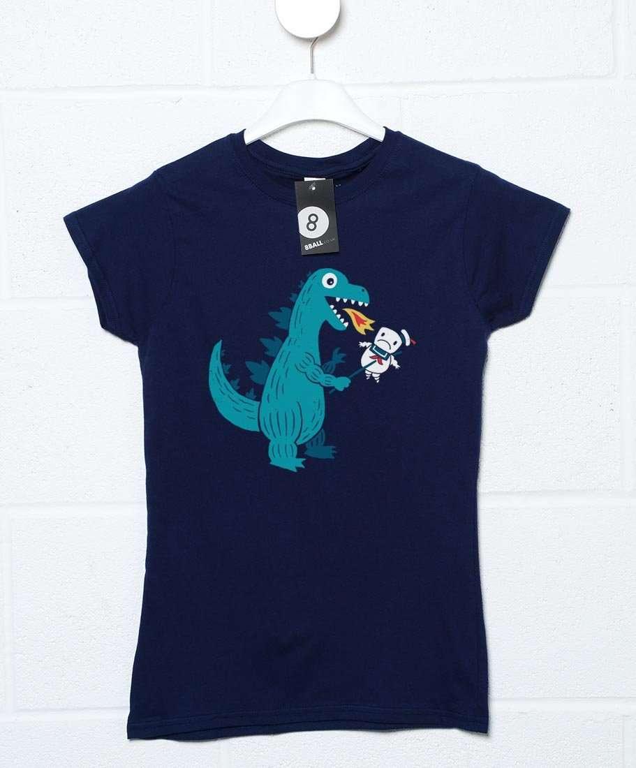 Everybody Loves Marshmallows DinoMike T-Shirt for Women 8Ball