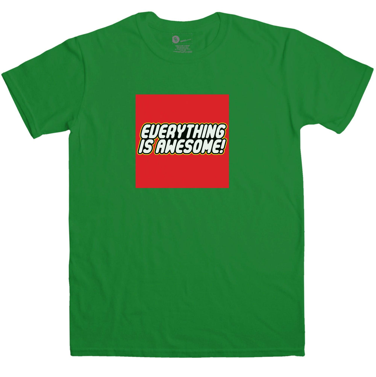 Everything Is Awesome Graphic T-Shirt For Men 8Ball