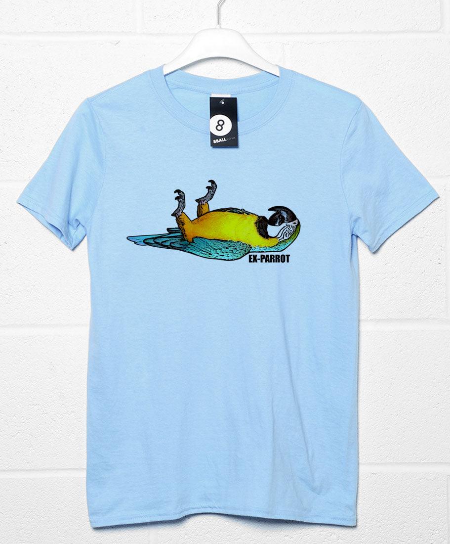 Ex Parrot Mens Graphic T-Shirt 8Ball