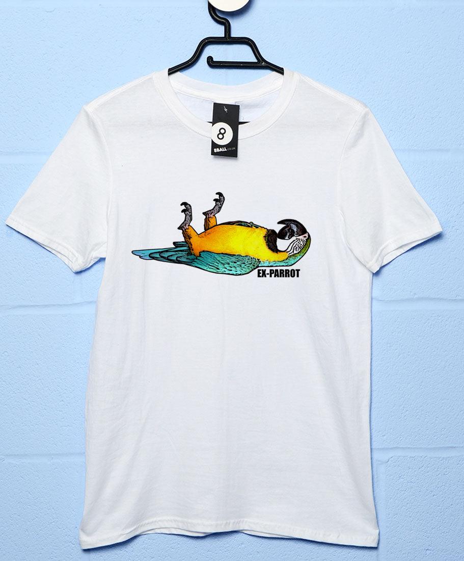 Ex Parrot Mens Graphic T-Shirt 8Ball