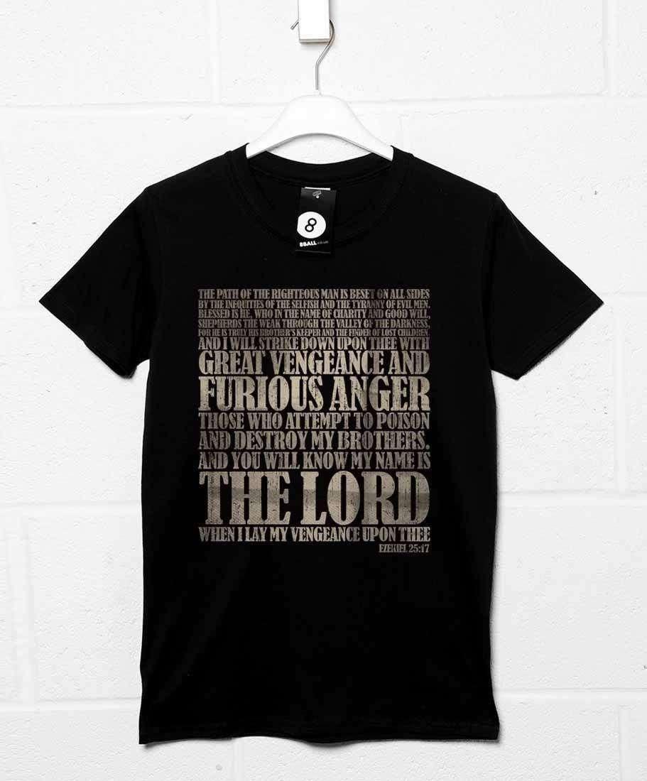 Ezekiel 25:17 Mens T-Shirt 8Ball
