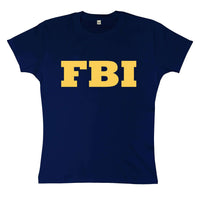Thumbnail for FBI Logo Fitted Womens T-Shirt 8Ball
