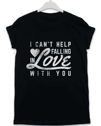 Thumbnail for Falling in Love With You Lyric Quote Unisex T-Shirt 8Ball
