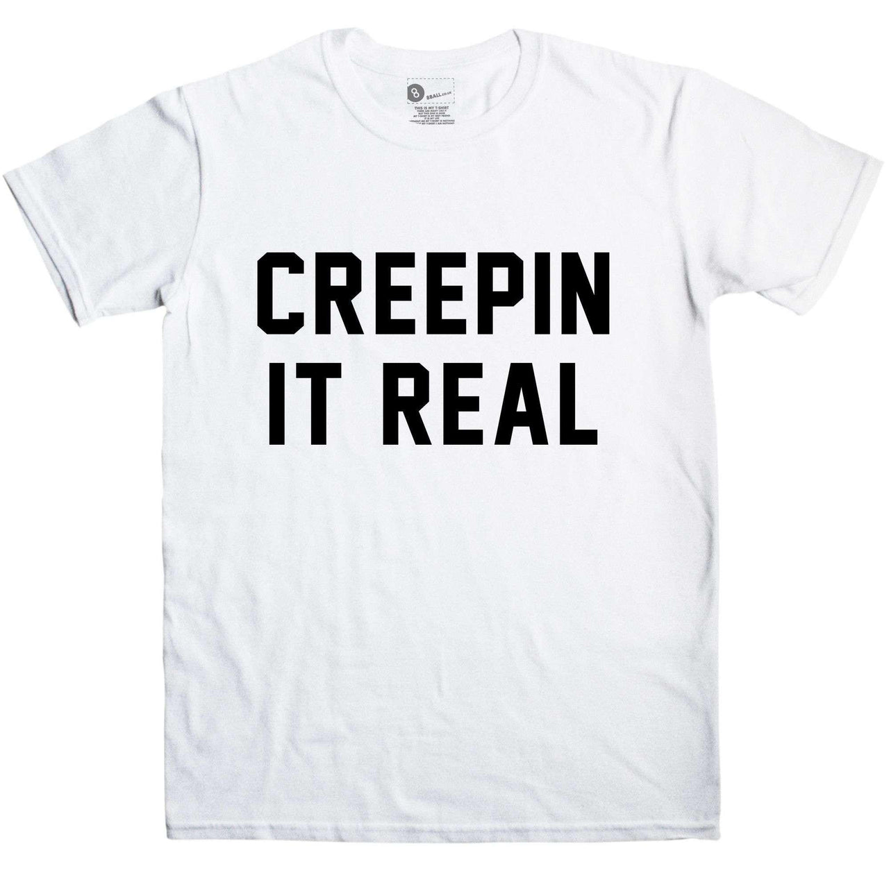 Fancy Dress Halloween Creepin It Real Mens T-Shirt 8Ball