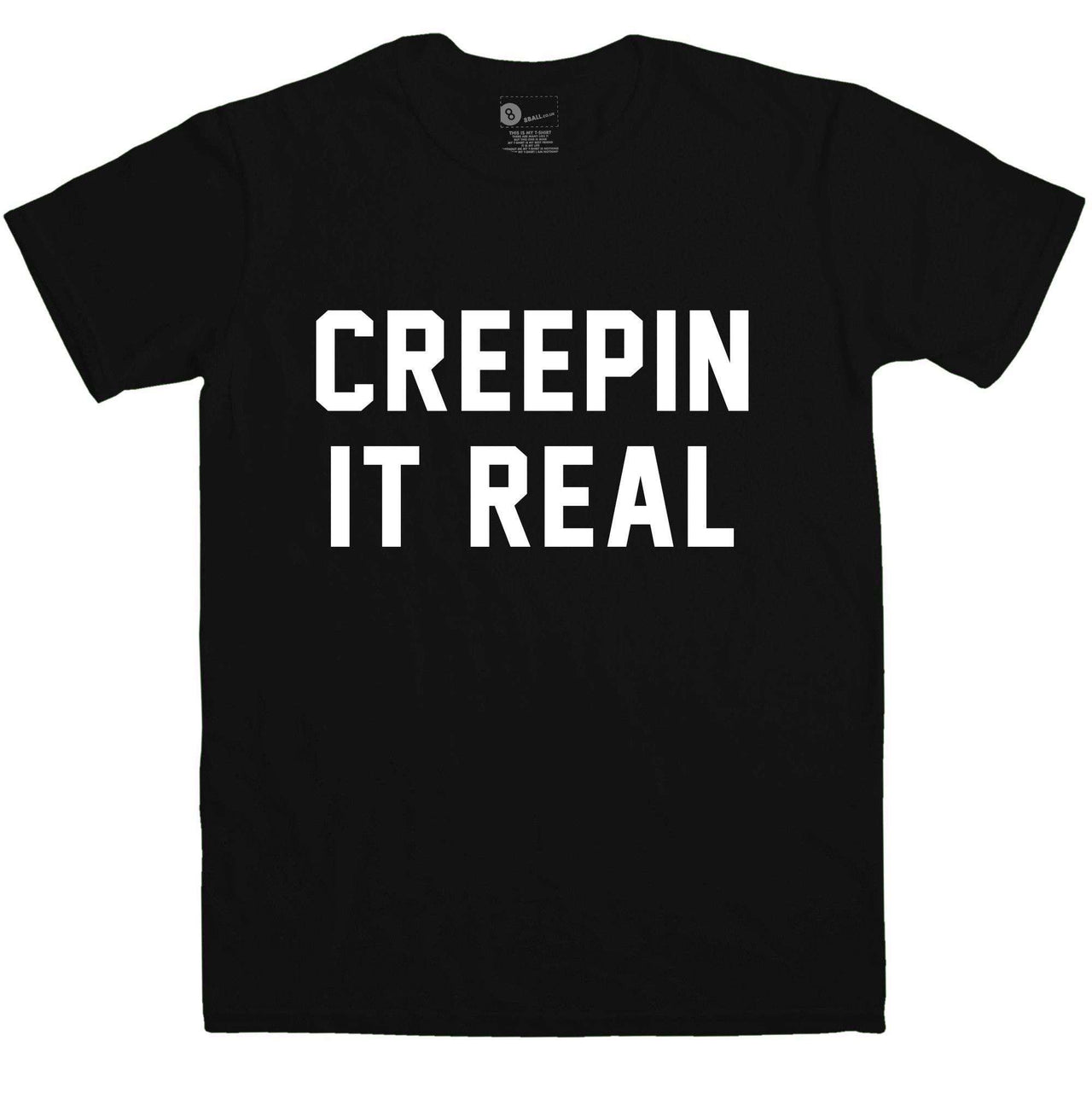 Fancy Dress Halloween Creepin It Real Mens T-Shirt 8Ball