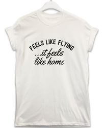 Thumbnail for Feels Like Flying Lyric Quote Unisex T-Shirt For Men And Women 8Ball