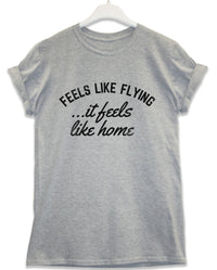 Thumbnail for Feels Like Flying Lyric Quote Unisex T-Shirt For Men And Women 8Ball