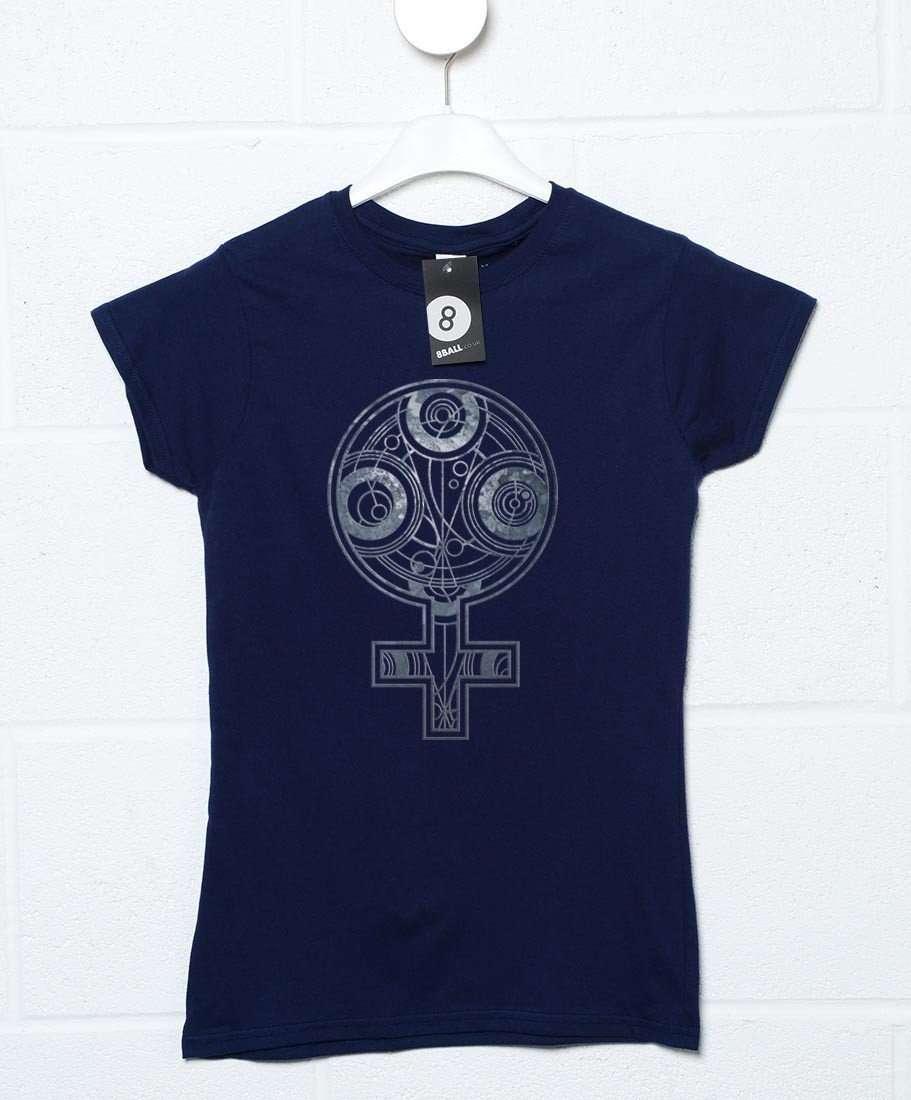 Female Timelord Symbol Womens Style T-Shirt 8Ball