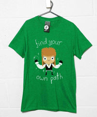 Thumbnail for Find Your Own Path DinoMike Mens Graphic T-Shirt 8Ball