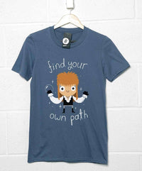Thumbnail for Find Your Own Path DinoMike Mens Graphic T-Shirt 8Ball