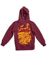 Thumbnail for Flame Of Santa Back Printed Christmas Hoodie For Men and Women 8Ball