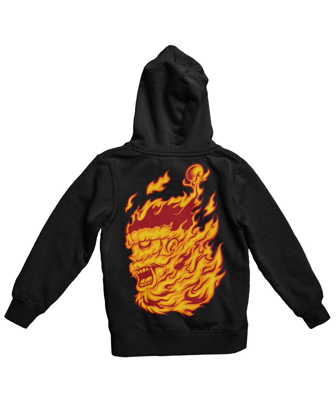 Flame Of Santa Back Printed Christmas Hoodie For Men and Women 8Ball