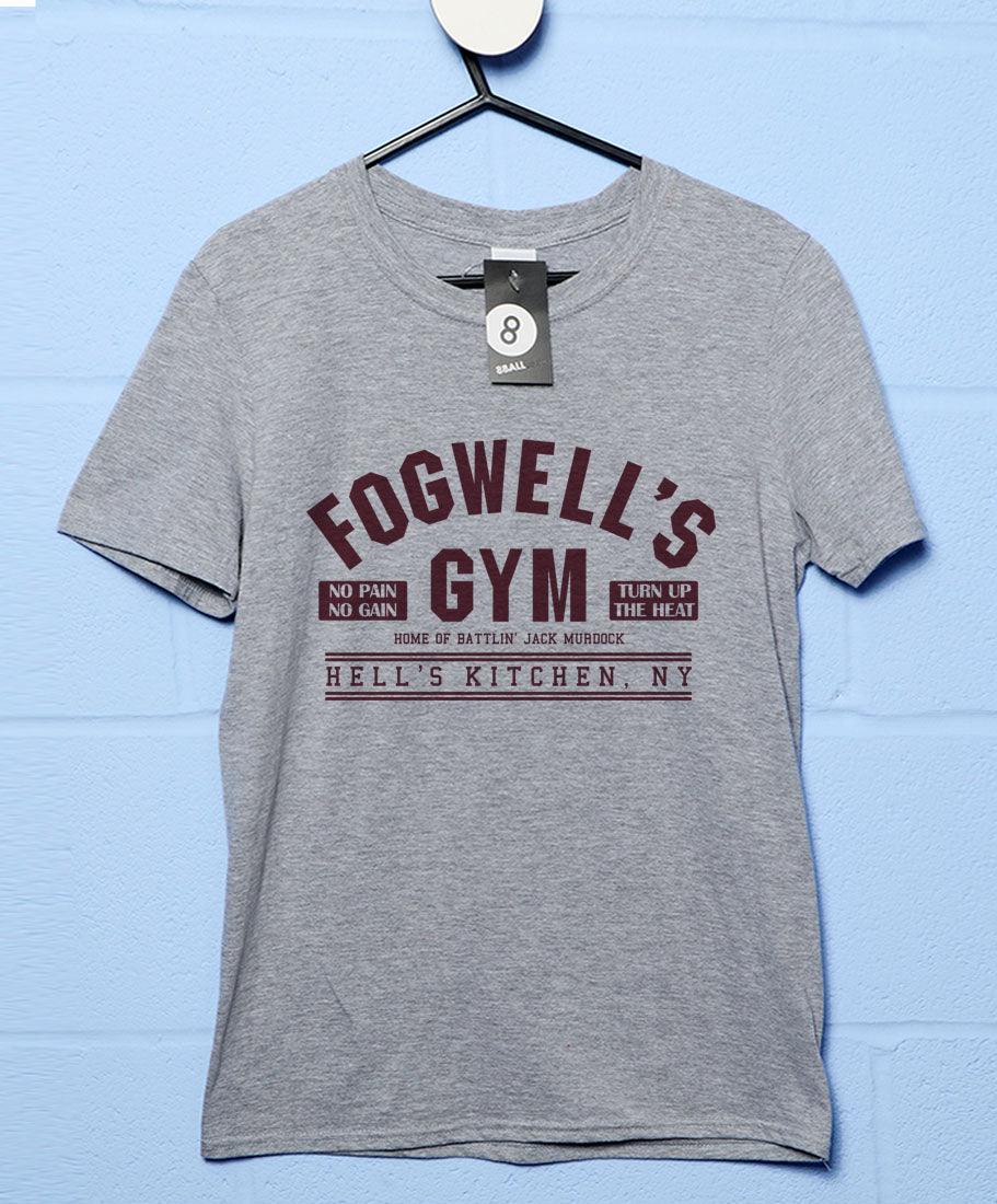 Fogwells Gym Mens Graphic T-Shirt 8Ball