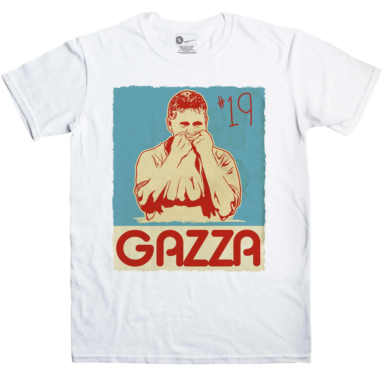 Football Gazza Graphic T-Shirt For Men 8Ball
