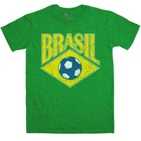 Thumbnail for Football Retro Brasil Football Unisex T-Shirt 8Ball