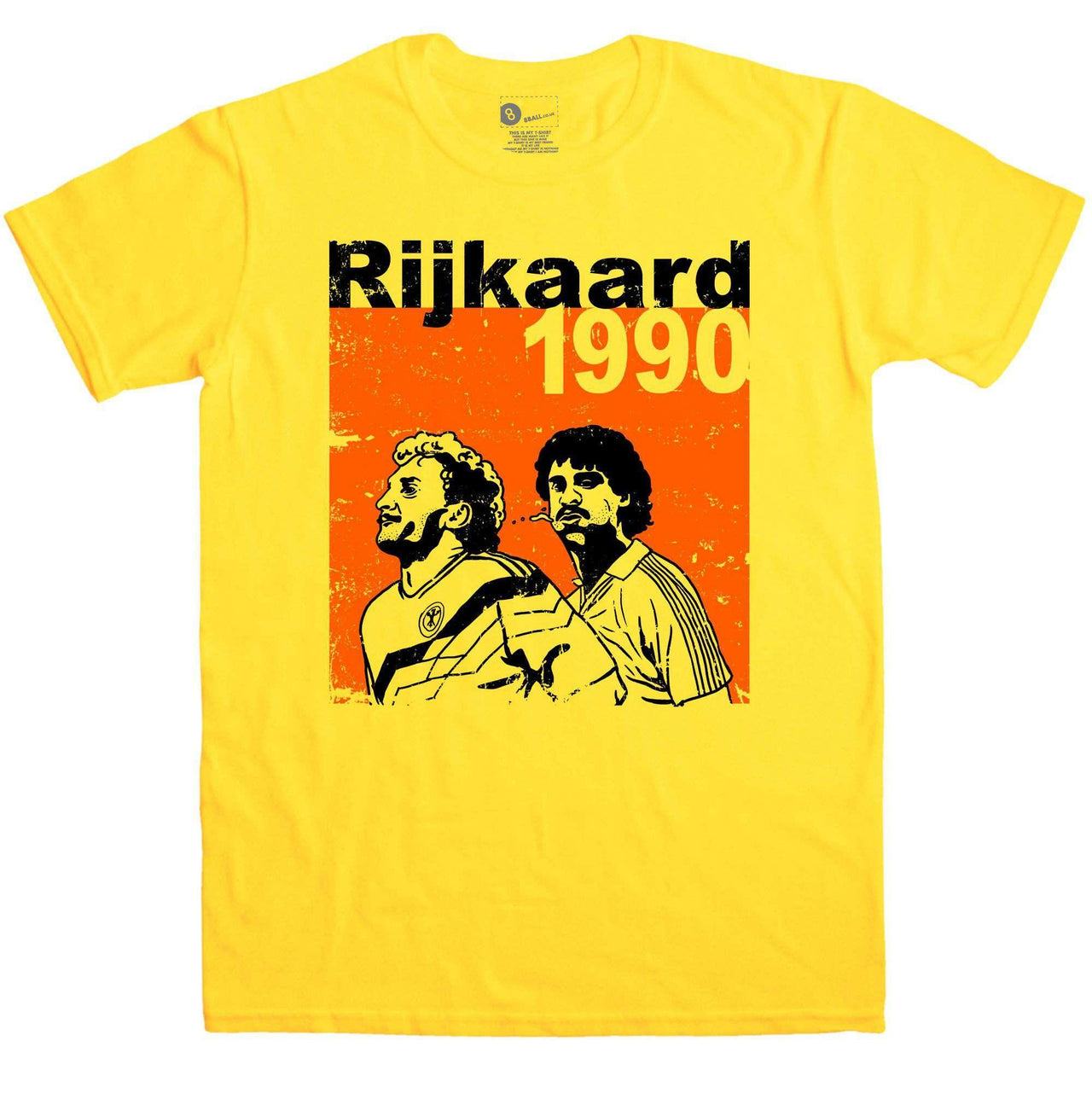 Football Rijkaard 1990 Mens Graphic T-Shirt 8Ball