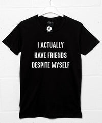 Thumbnail for Friends Despite Myself Graphic T-Shirt For Men 8Ball