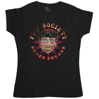 Thumbnail for Fun Society Arcade Fitted Womens T-Shirt 8Ball