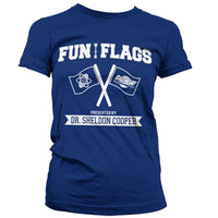 Thumbnail for Fun With Flags The Big Bang Theory Fitted Womens T-Shirt 8Ball