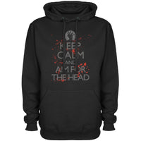 Thumbnail for Funny Keep Calm And Aim For The Head Hoodie For Men and Women 8Ball