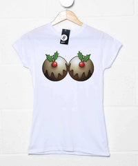 Thumbnail for Funny Xmas Christmas Puddings Womens Style T-Shirt 8Ball
