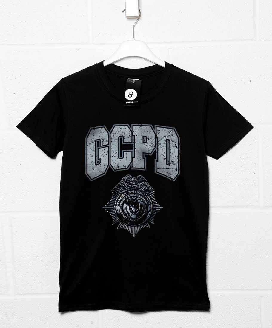 GCPD Gotham City Police Department Mens Graphic T-Shirt 8Ball