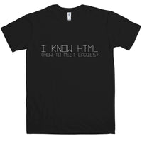 Thumbnail for Geek I Know Html T-Shirt For Men 8Ball