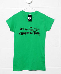 Thumbnail for Get To The Chopper Womens Fitted T-Shirt 8Ball